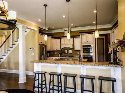 High stain resistance for pigmented furniture finishes