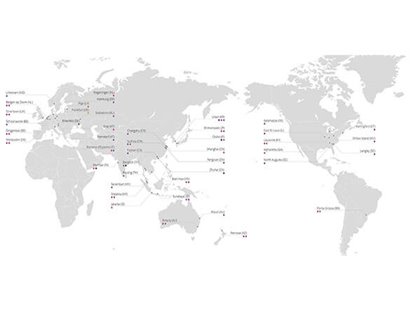 33 manufacturing facilities and 23 research and technology support centers globally